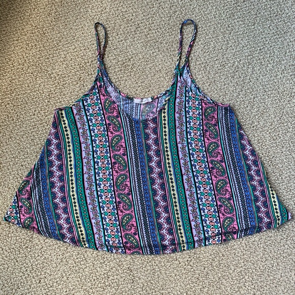 Soprano - Paisley Print Flowy Tank - Picture 3 of 4